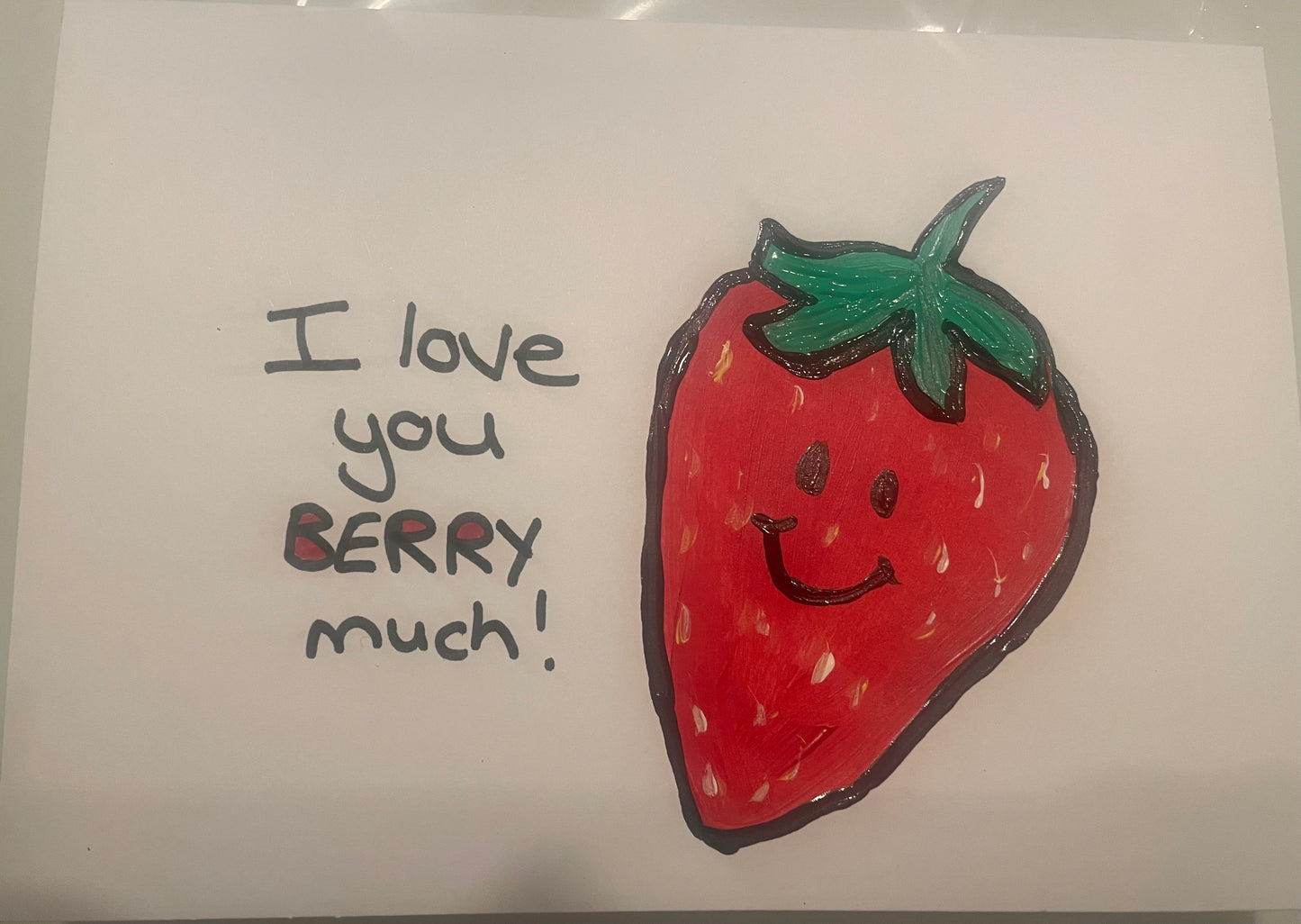 I love you ‘BERRY’ much card