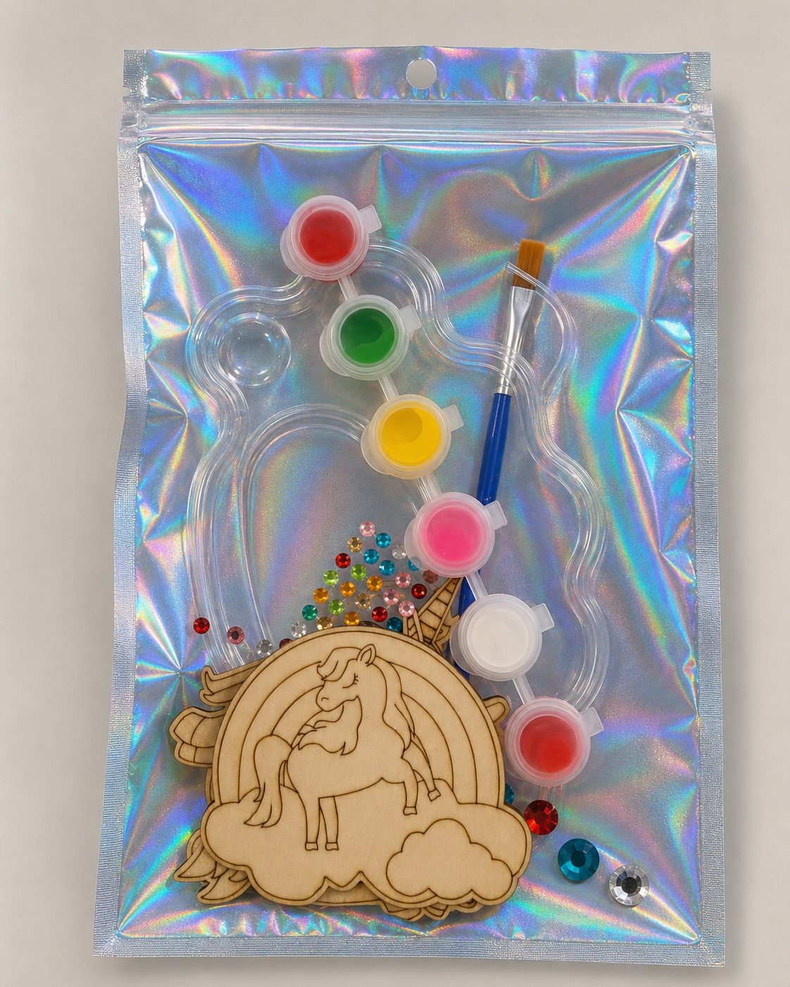 Wooden Unicorn paint kit