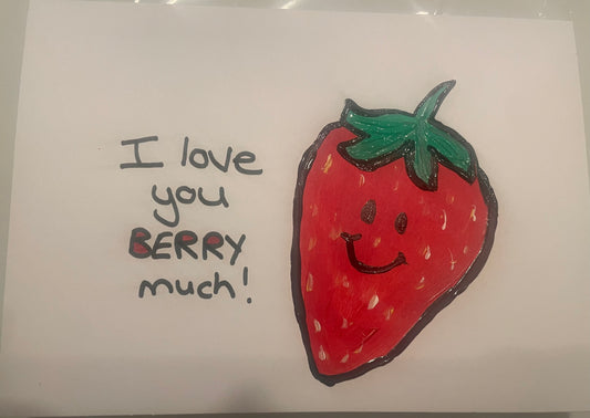I love you ‘BERRY’ much card