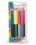 KHOKI Pencil double ended coloured - pack of 10