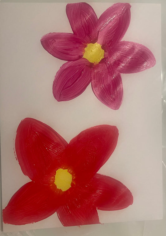 Flowers card