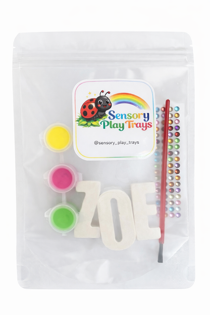 Personalised ‘name’ paint kit