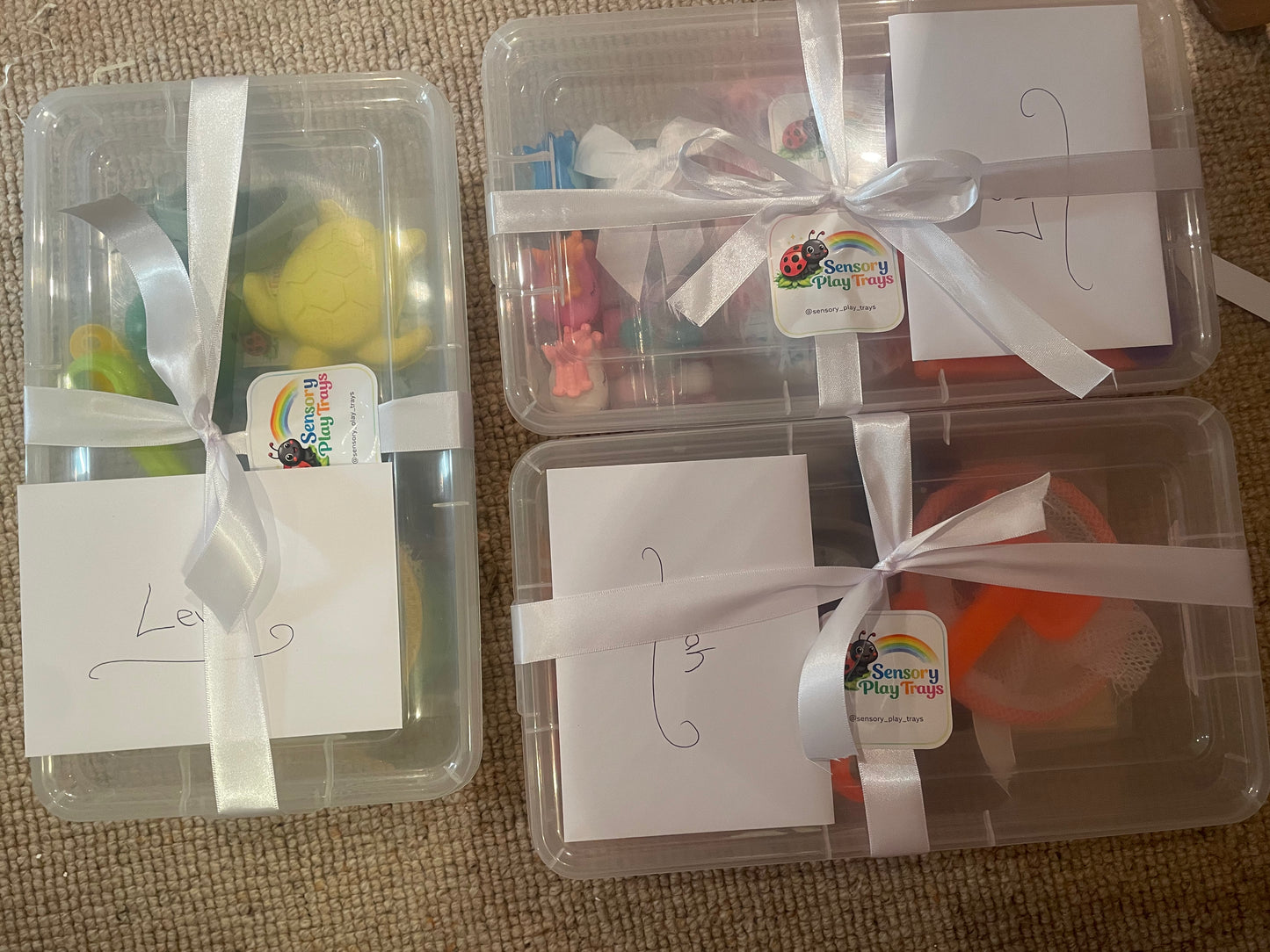 Customised Sensory Trays