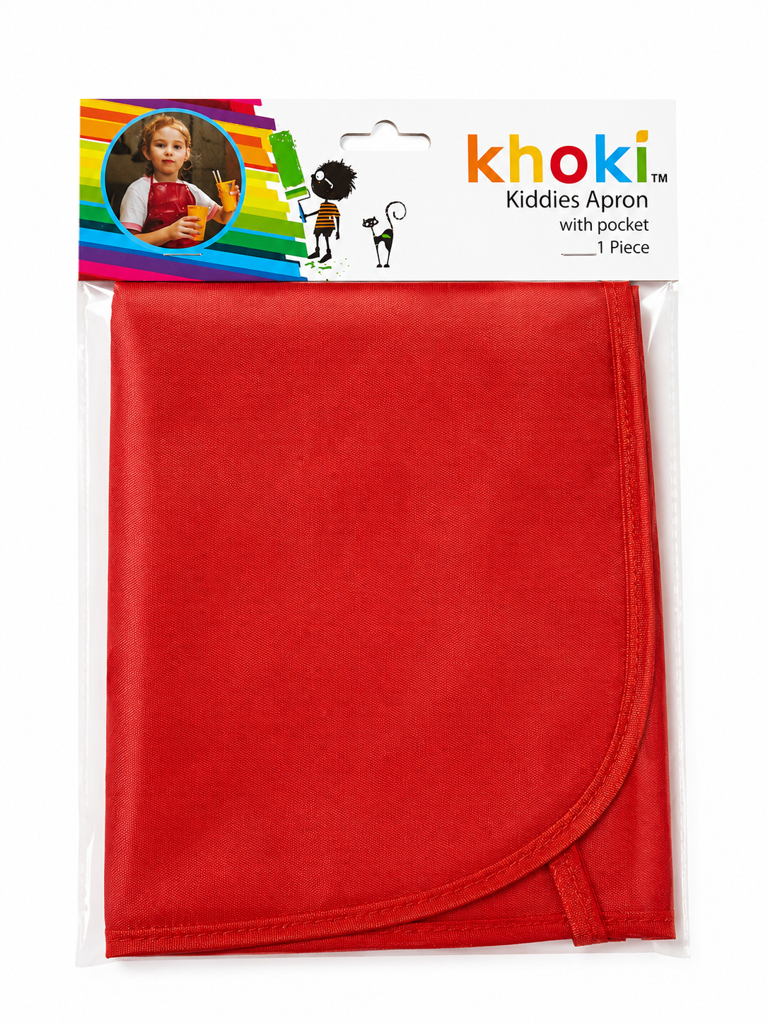 KHOKI Art + craft apron assorted colours 45 x 55cm
