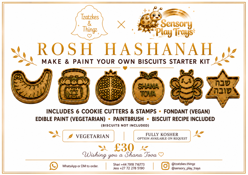 Rosh Hashanah Make & bake Biscuit Paint starter Kit