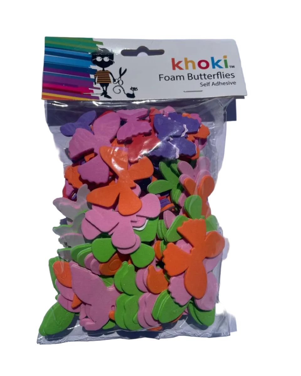 KHOKI Art + craft foam butterflies