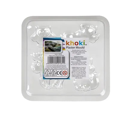 Khoki reusable plaster mould with assorted shapes