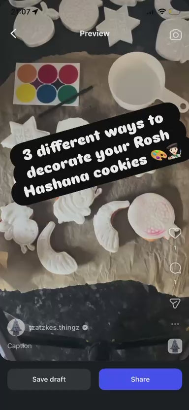 Rosh Hashanah Make & bake Biscuit Paint starter Kit